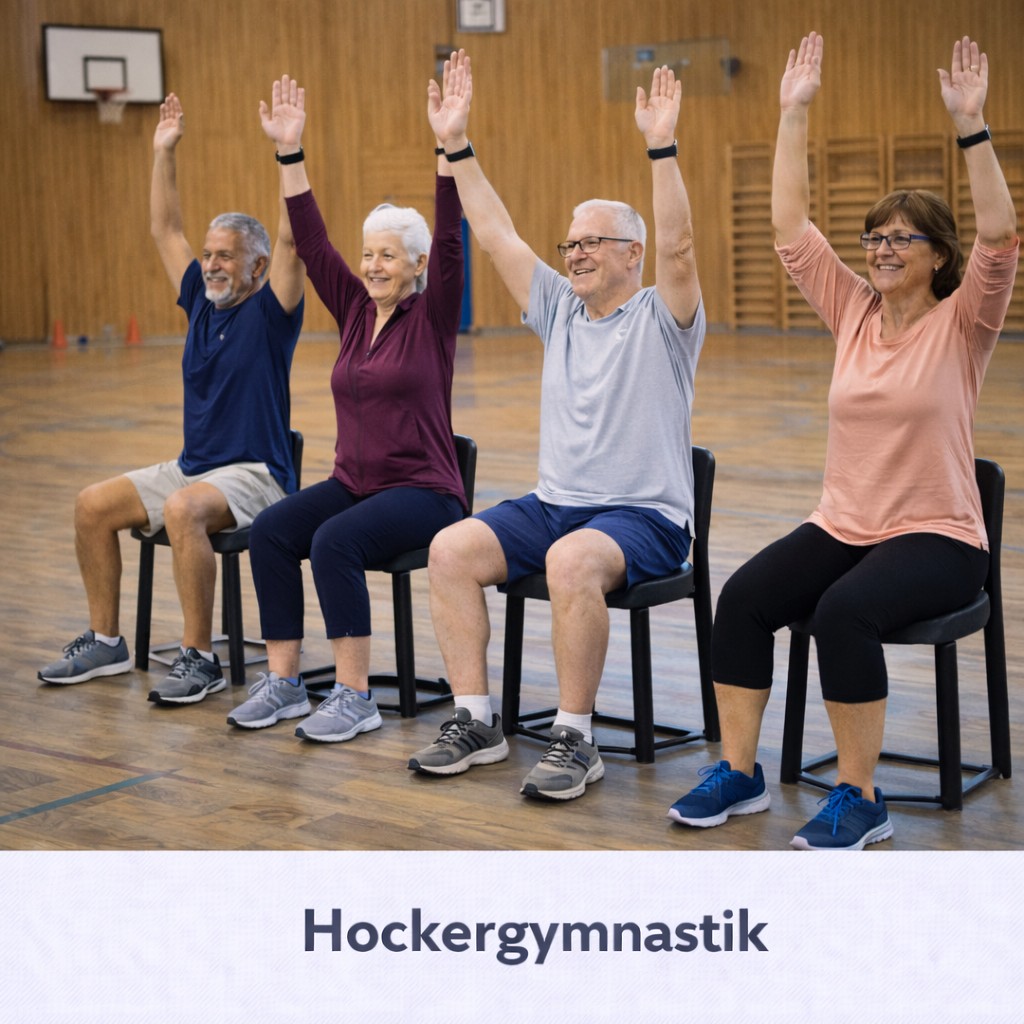 Hockergymnastik