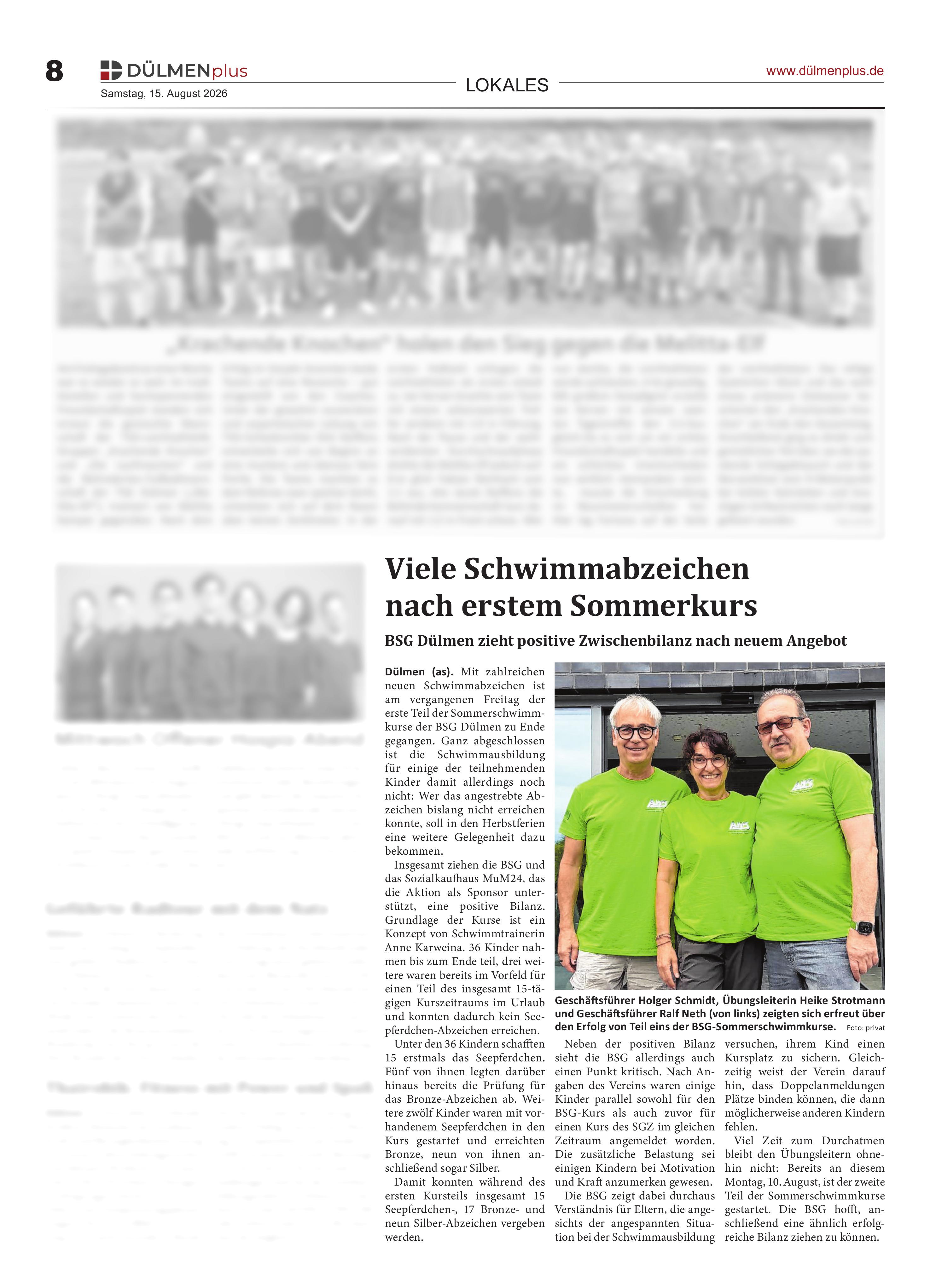 Bericht der DZ