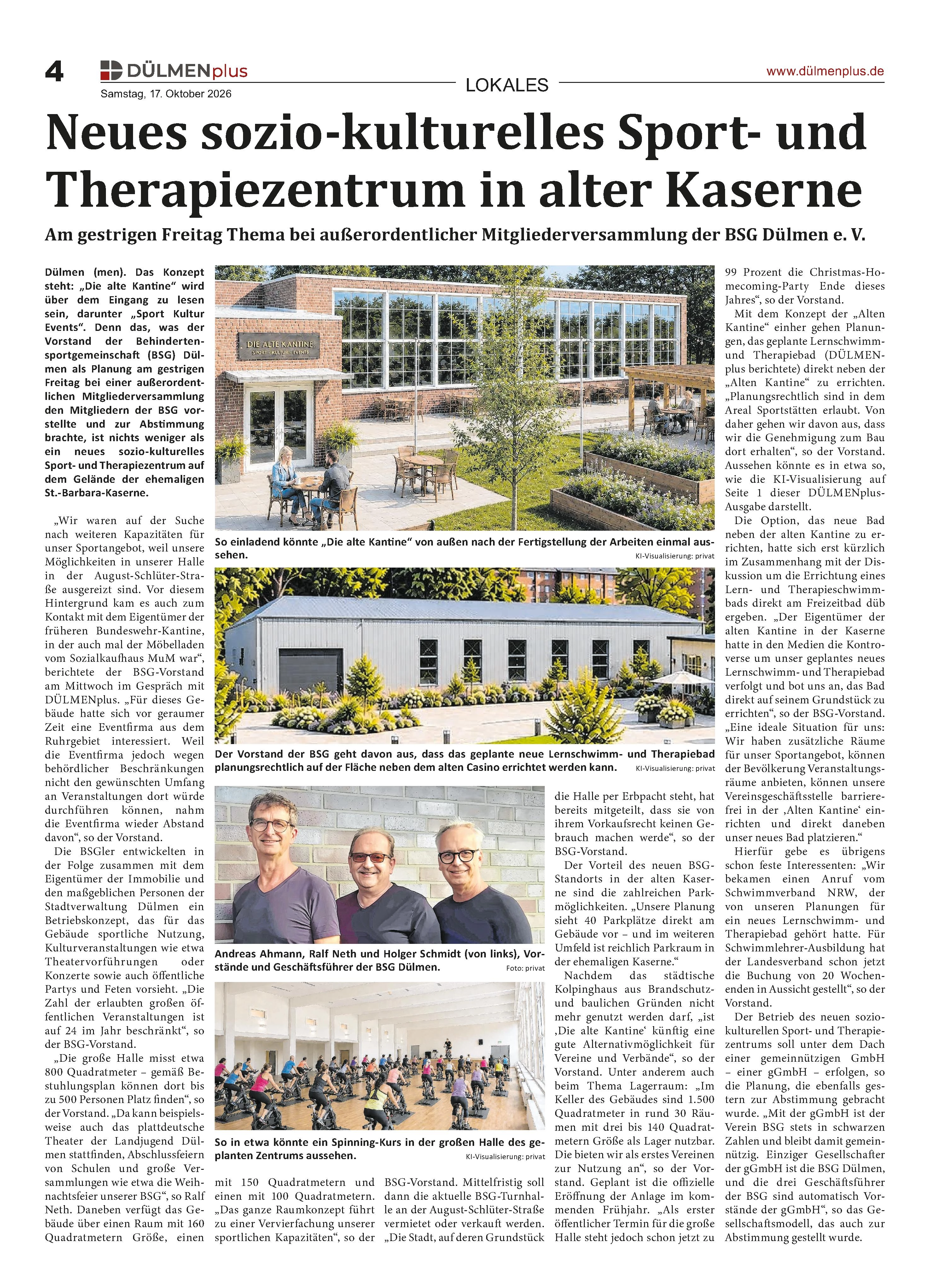 Bericht DülmenPlus