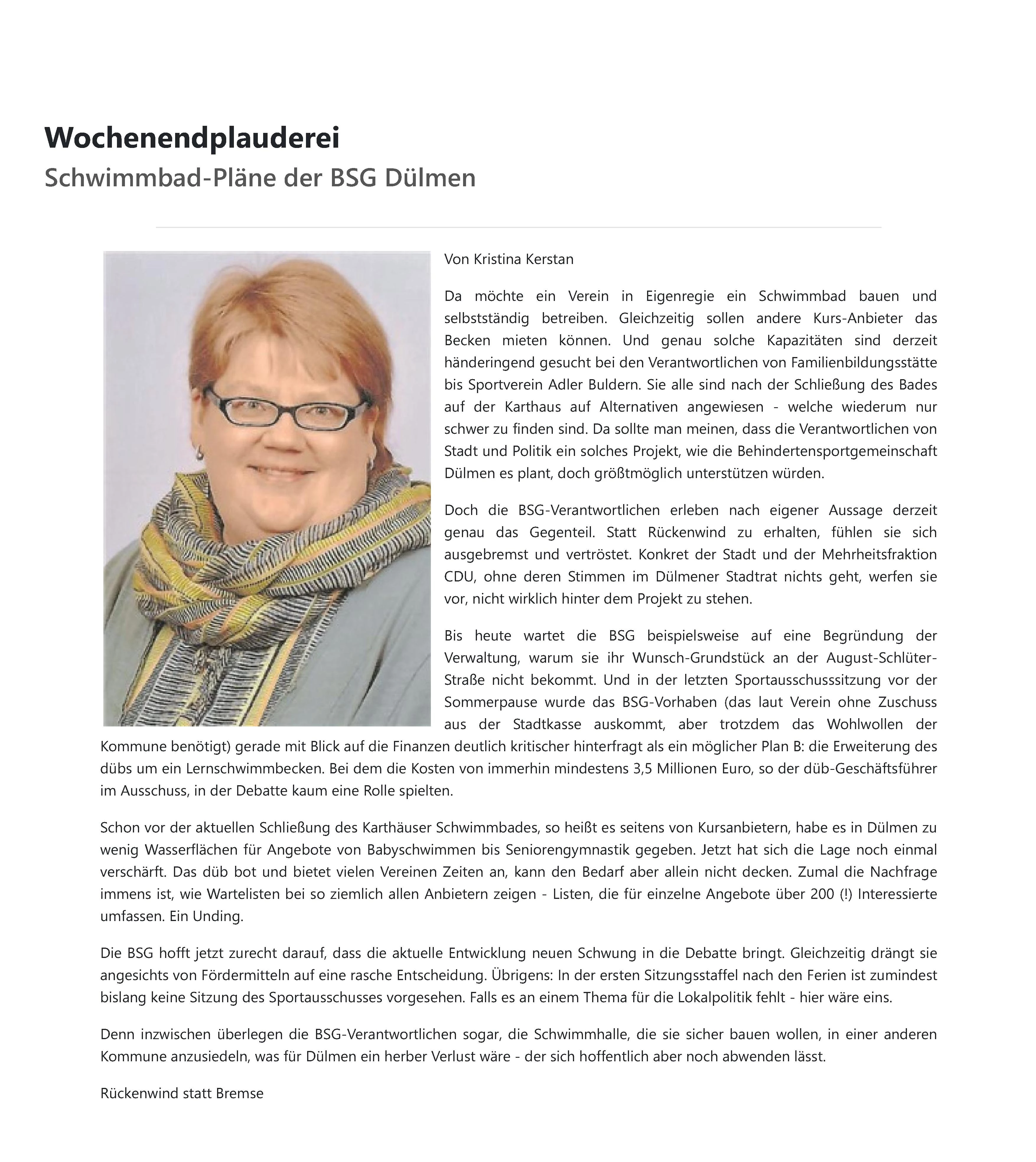 Bericht der DZ