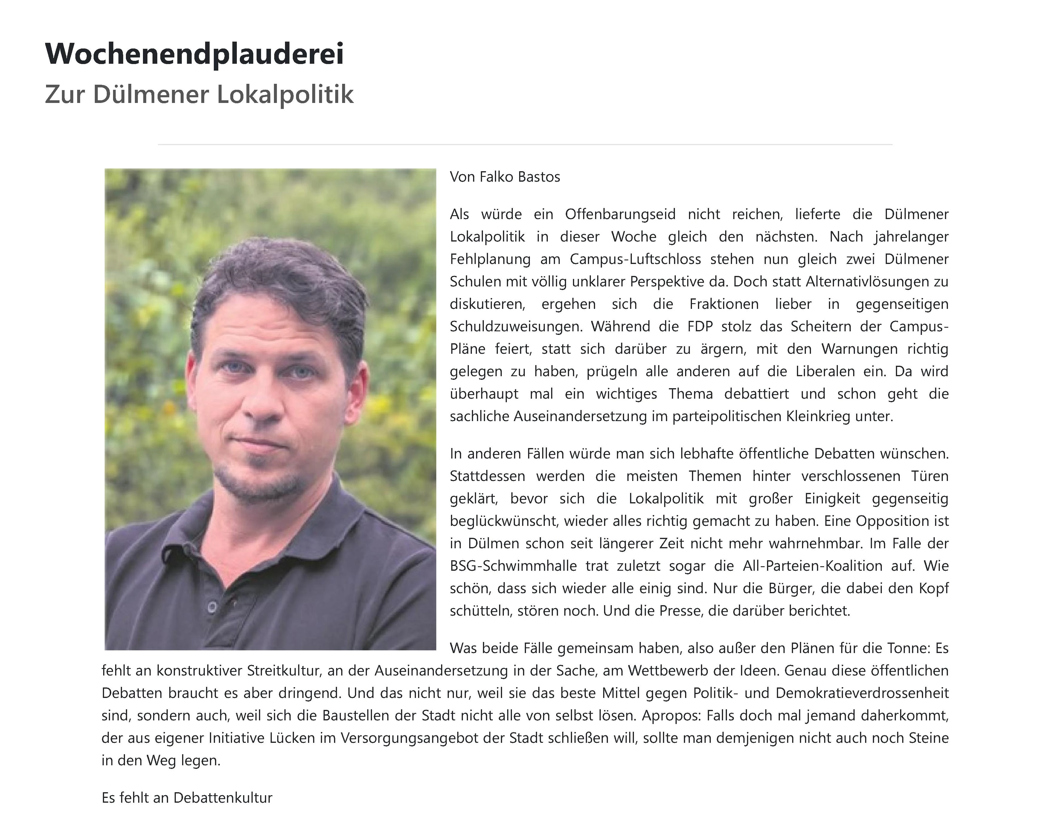 Bericht der DZ