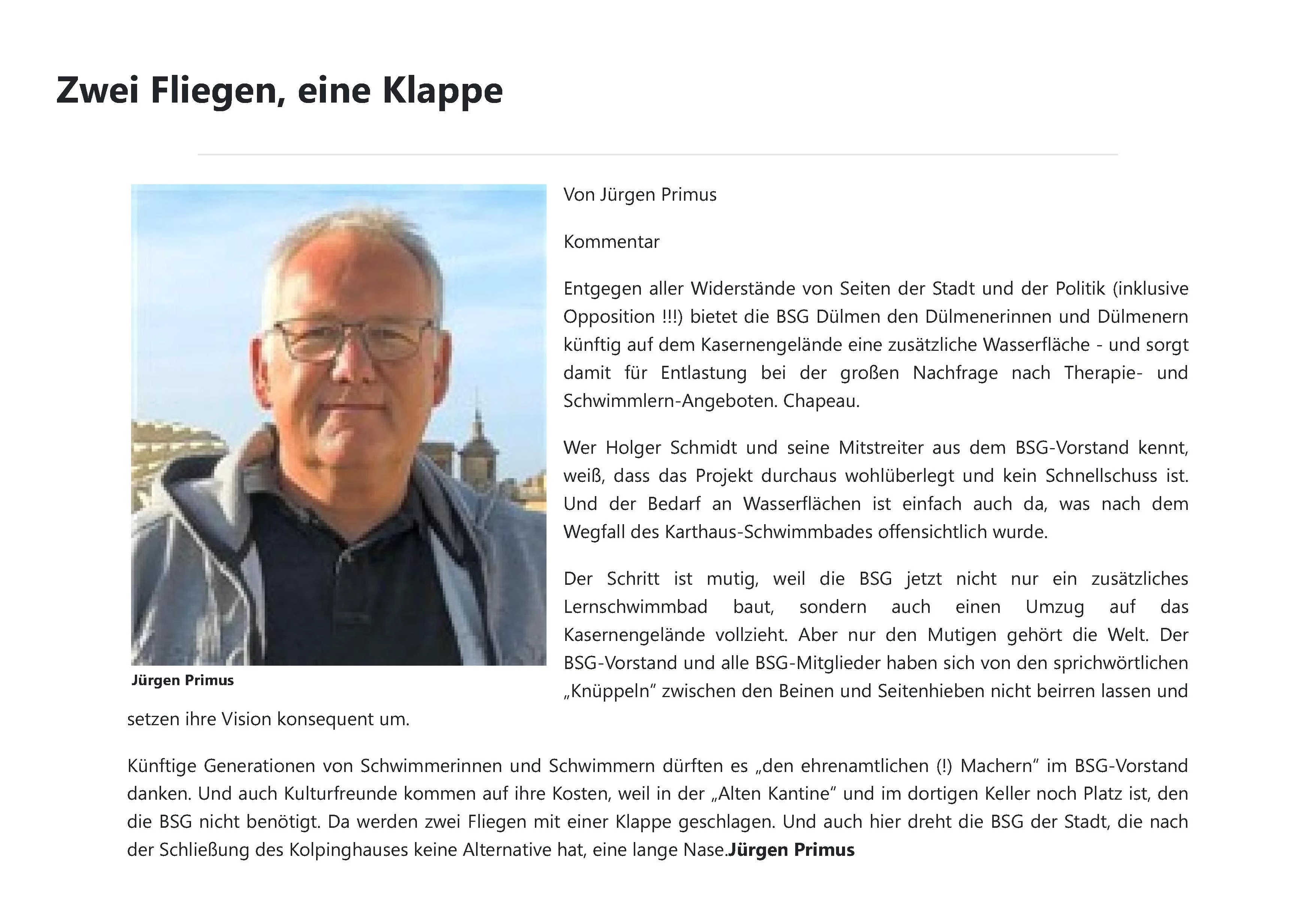Bericht der DZ